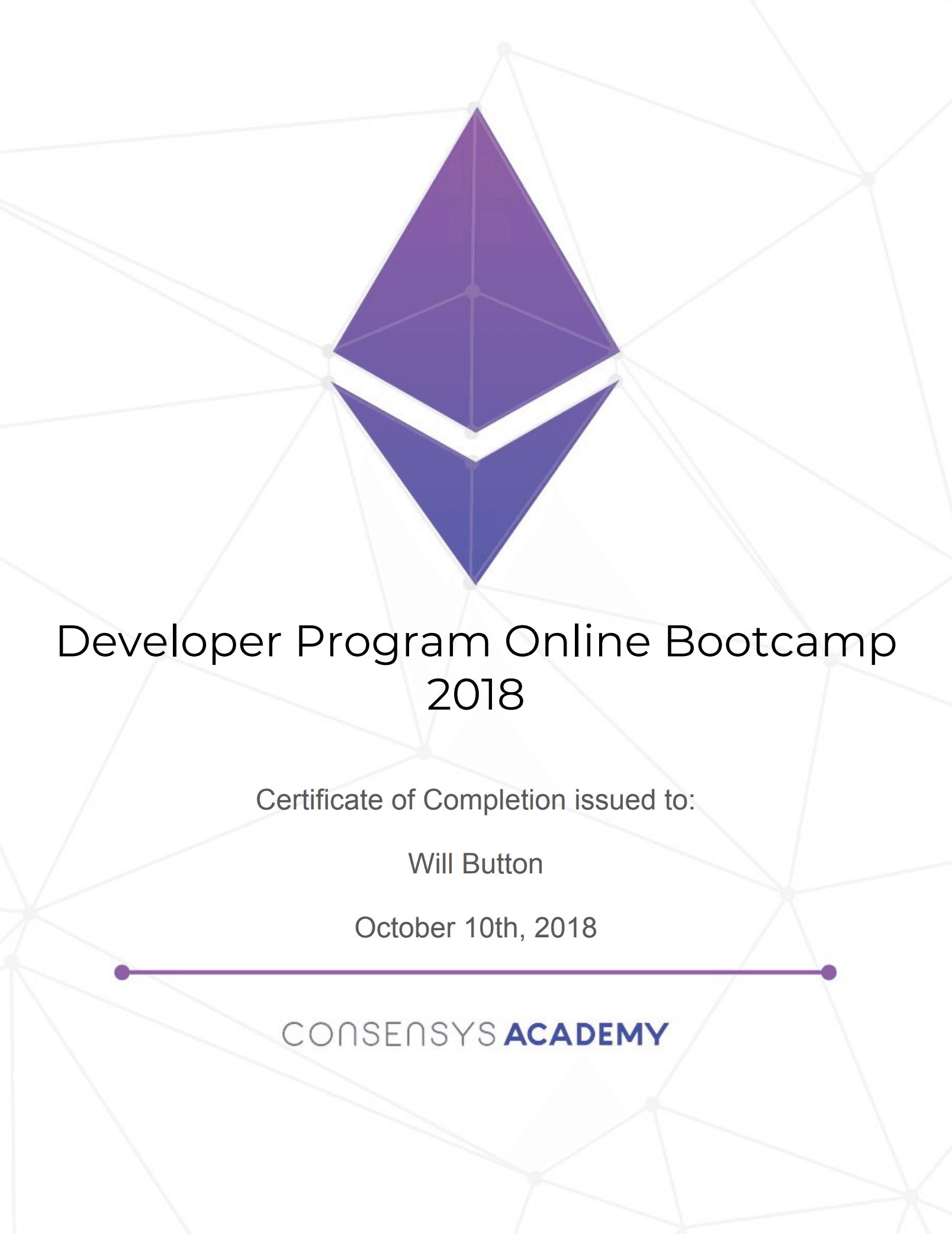 Consensys Certificate